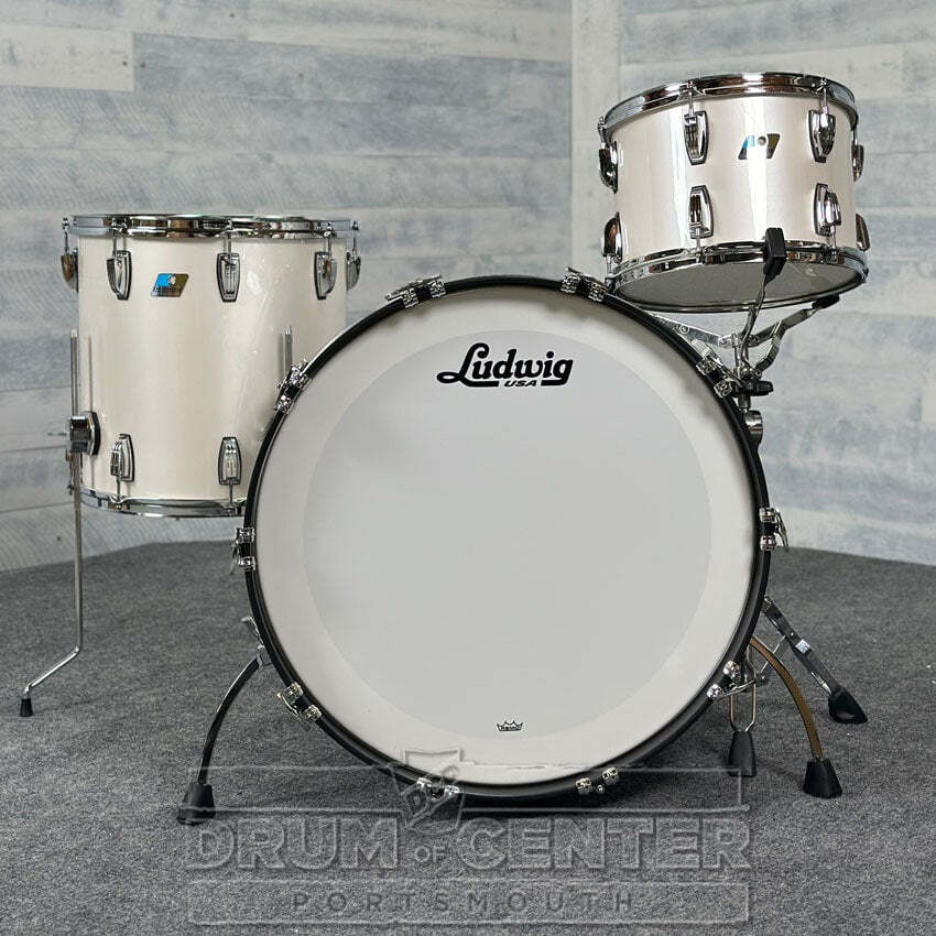 Ludwig Classic Maple Super 70s 3pc Drum Set "Silver Fox"