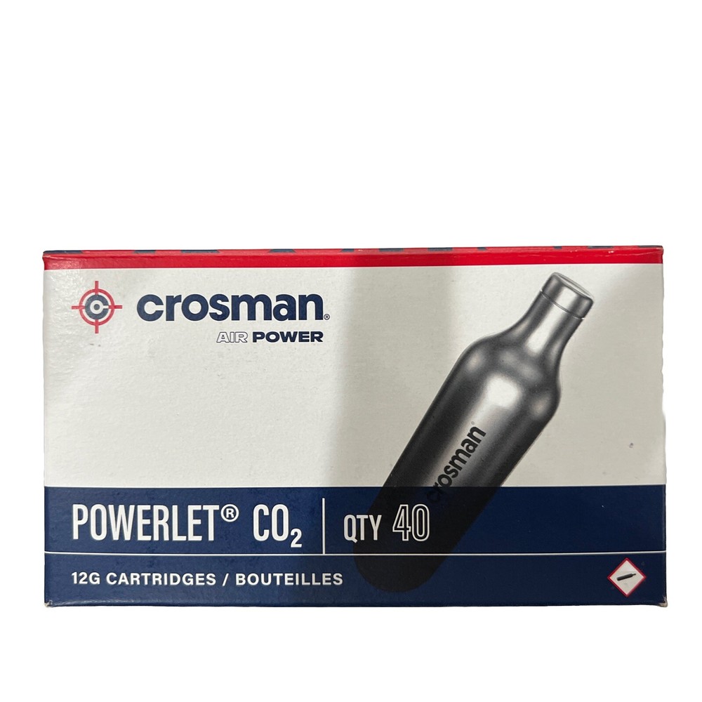 Crossman 12g Co2 POWERLET® 40X Powerful!