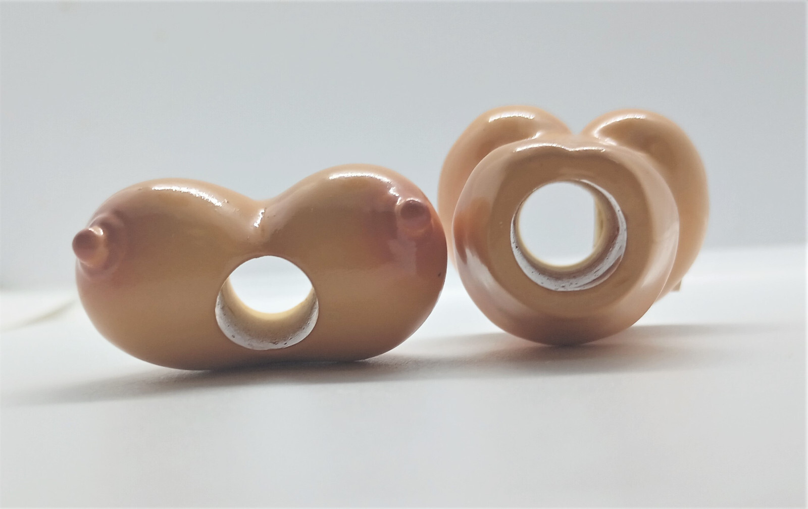 Eclipse Novelty Ceramic Risque Cigarette Snuffer, 2ct, Smoke Head Stop, BUTTMF