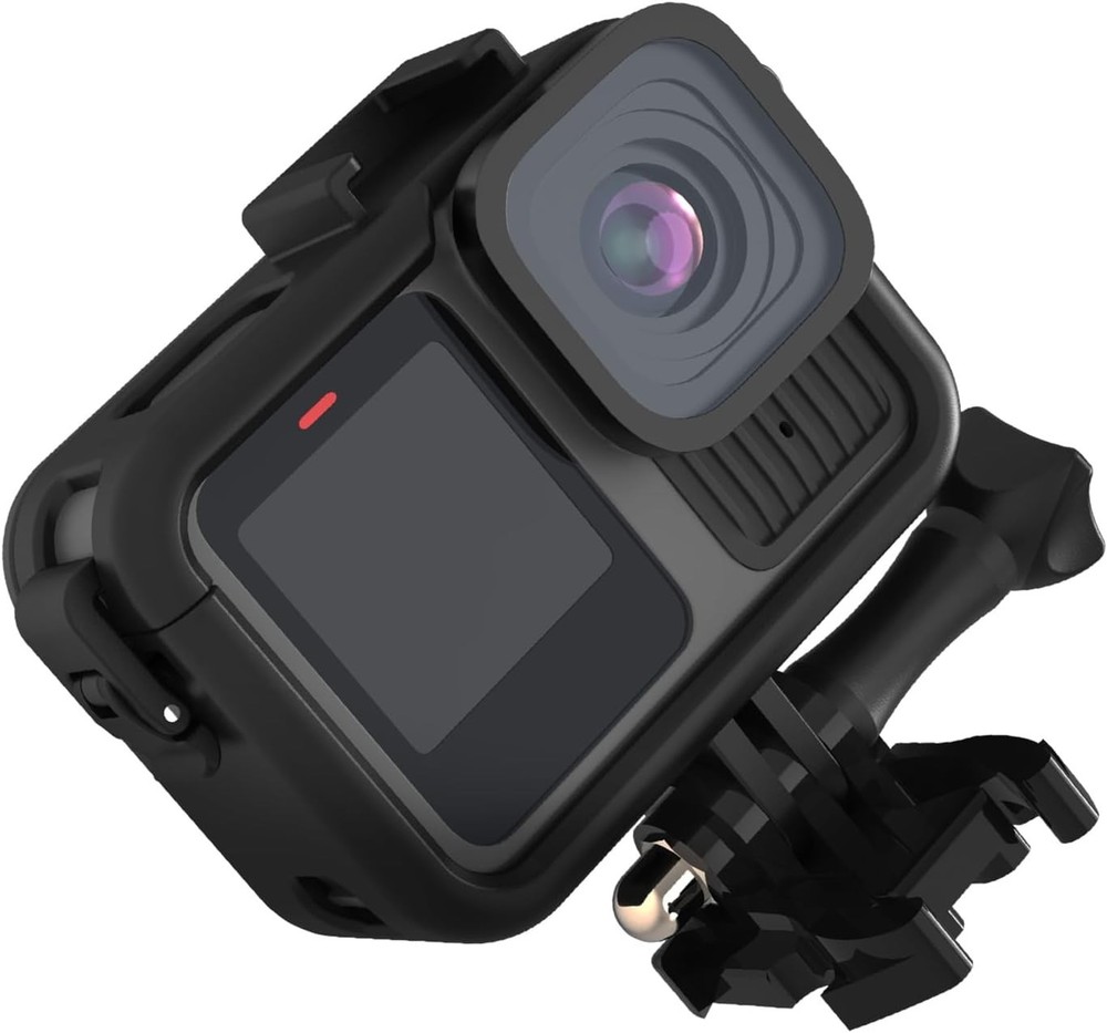 Precision Fit GoPro Housing Case with Cold Shoe Mount - Time-Saving Accessory