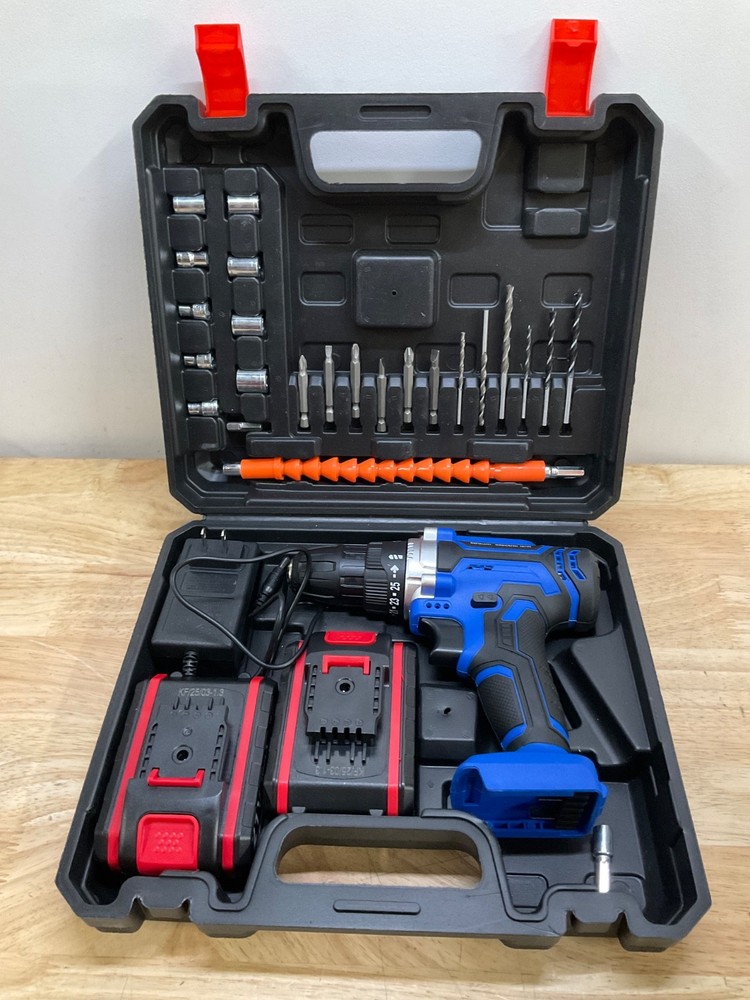 Rechargeable  cordless impact drill screwdriver and drill kit