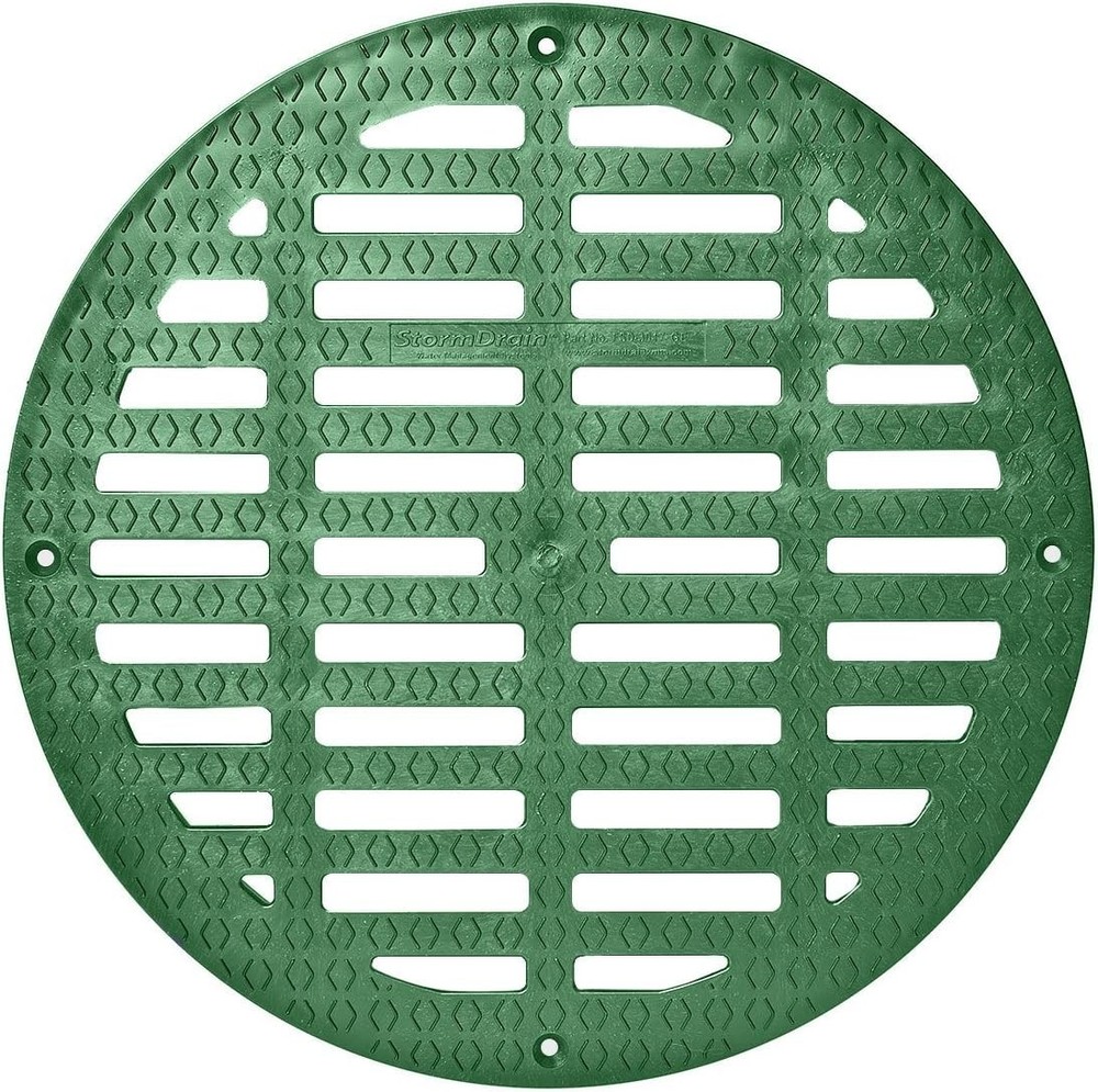 Round Drain Grate 20" for Catch Basin - Green