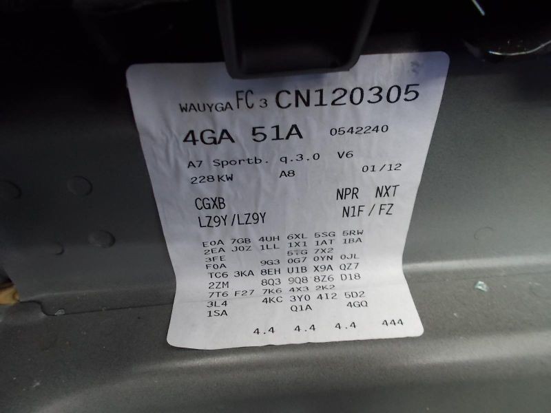 A7 AUDI 2012 Speaker 182590
