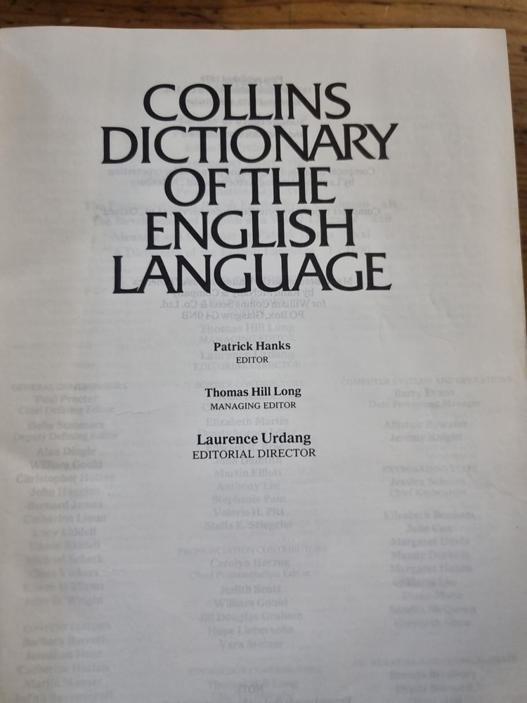Collins English Dictionary