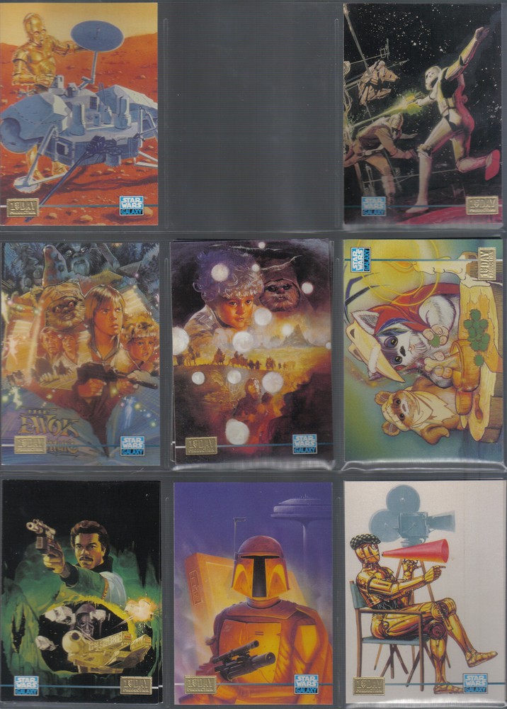 STAR WARS GALAXY SERIES 3 FIRST DAY SINGLES