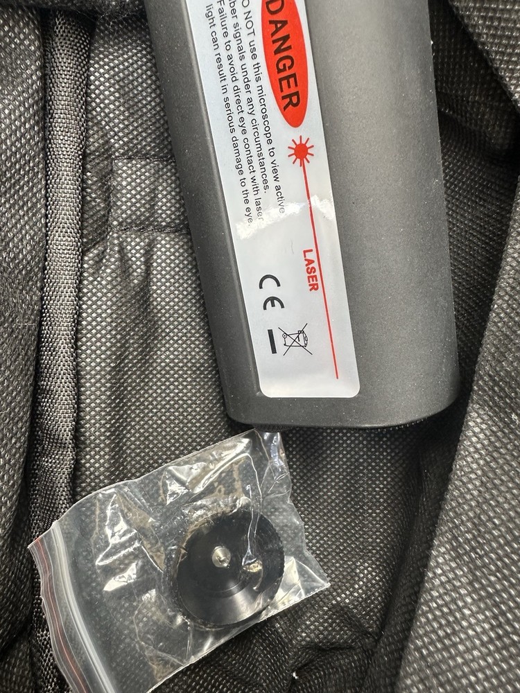 Handheld LED Fiber Optic Microscope Kit