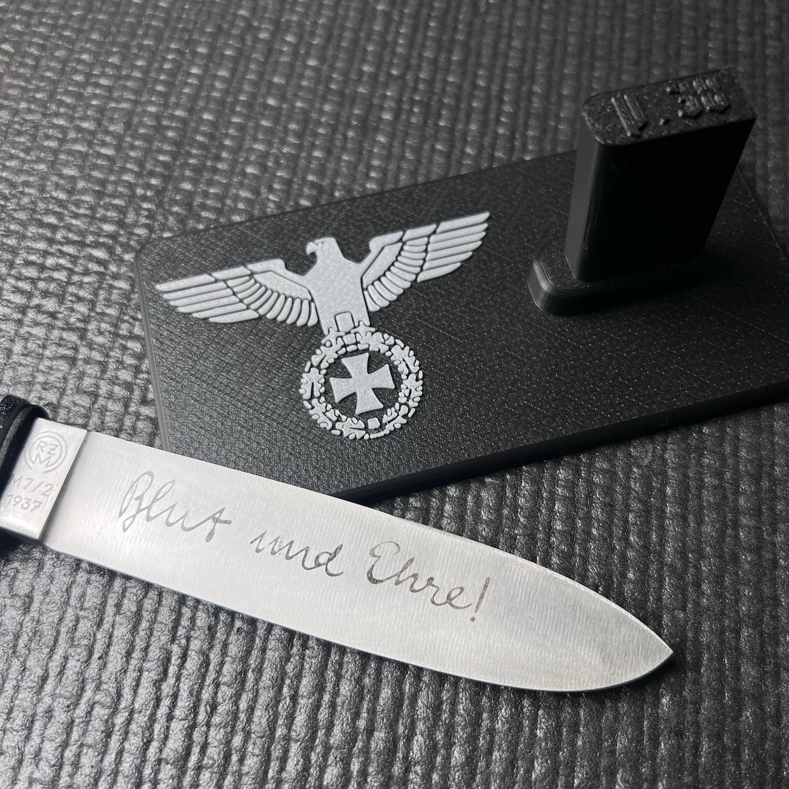 Walther P38 Pistol Display Stand Handgun Maintenance Holder WW2 German