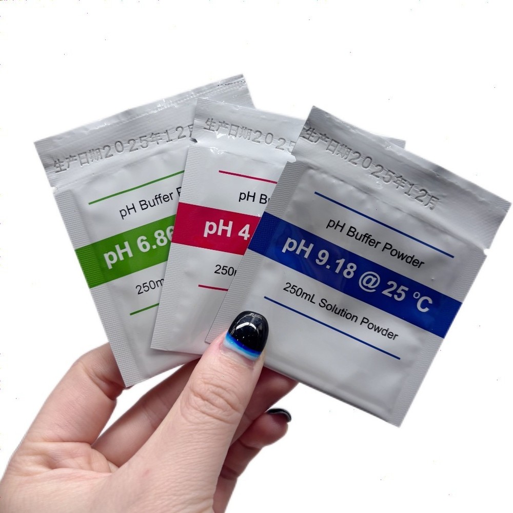 Benchtop PH Meter PH Tester with Buffer Powder 50 Groups Data Storage -2.00～18.0