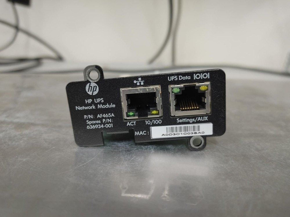 HP AF465A UPS Mini-Slot Network Module 632555-001