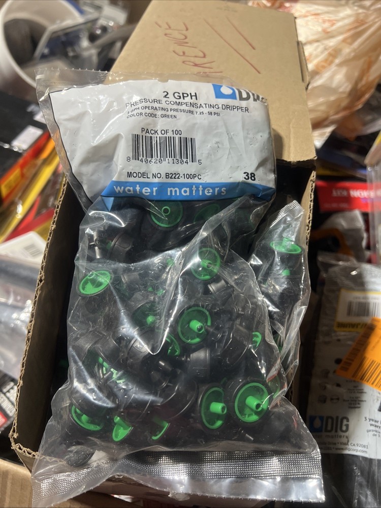 100-PACK DIG 2-GPH Pressure Compensating Dripper