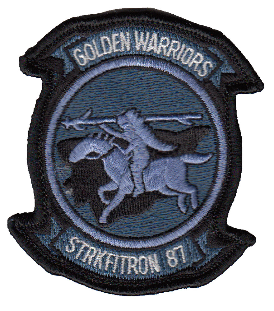 VFA-87 GOLDEN WARRIORS NWU COMMAND CHEST PATCH