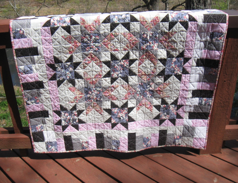 Reflections Handcrafted Quilt, 46" square