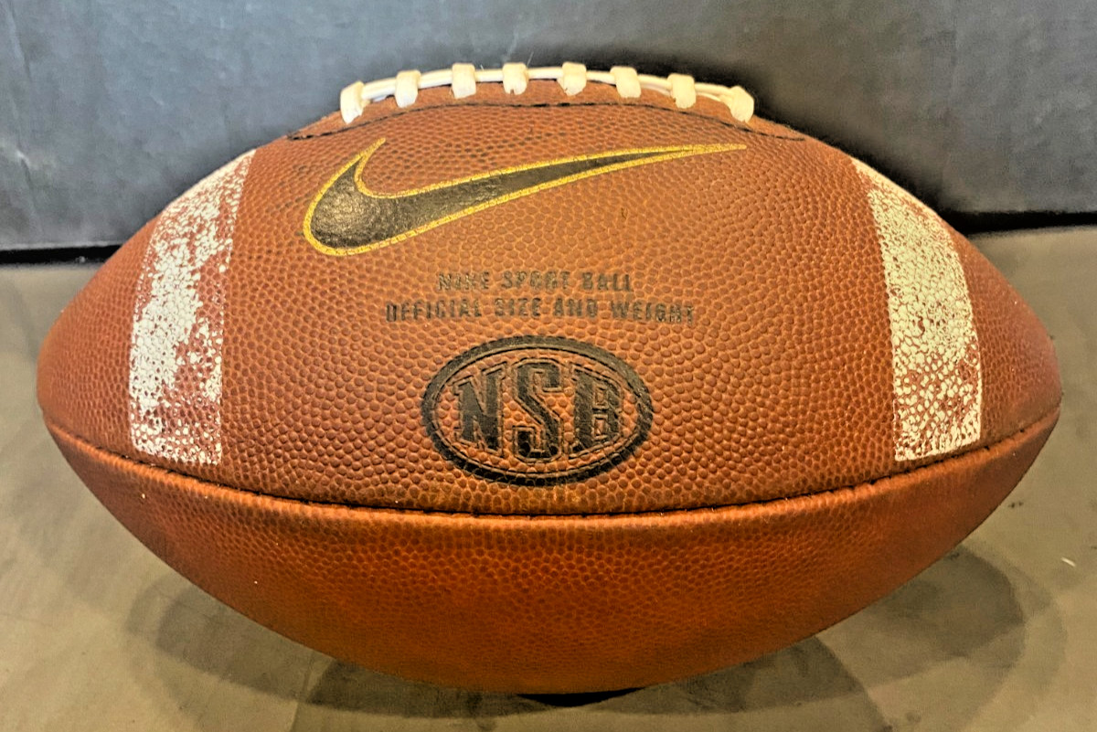 Nike 3005 "Small Girth" Collegiate Football Reconditioned w/ ACL Style Laces