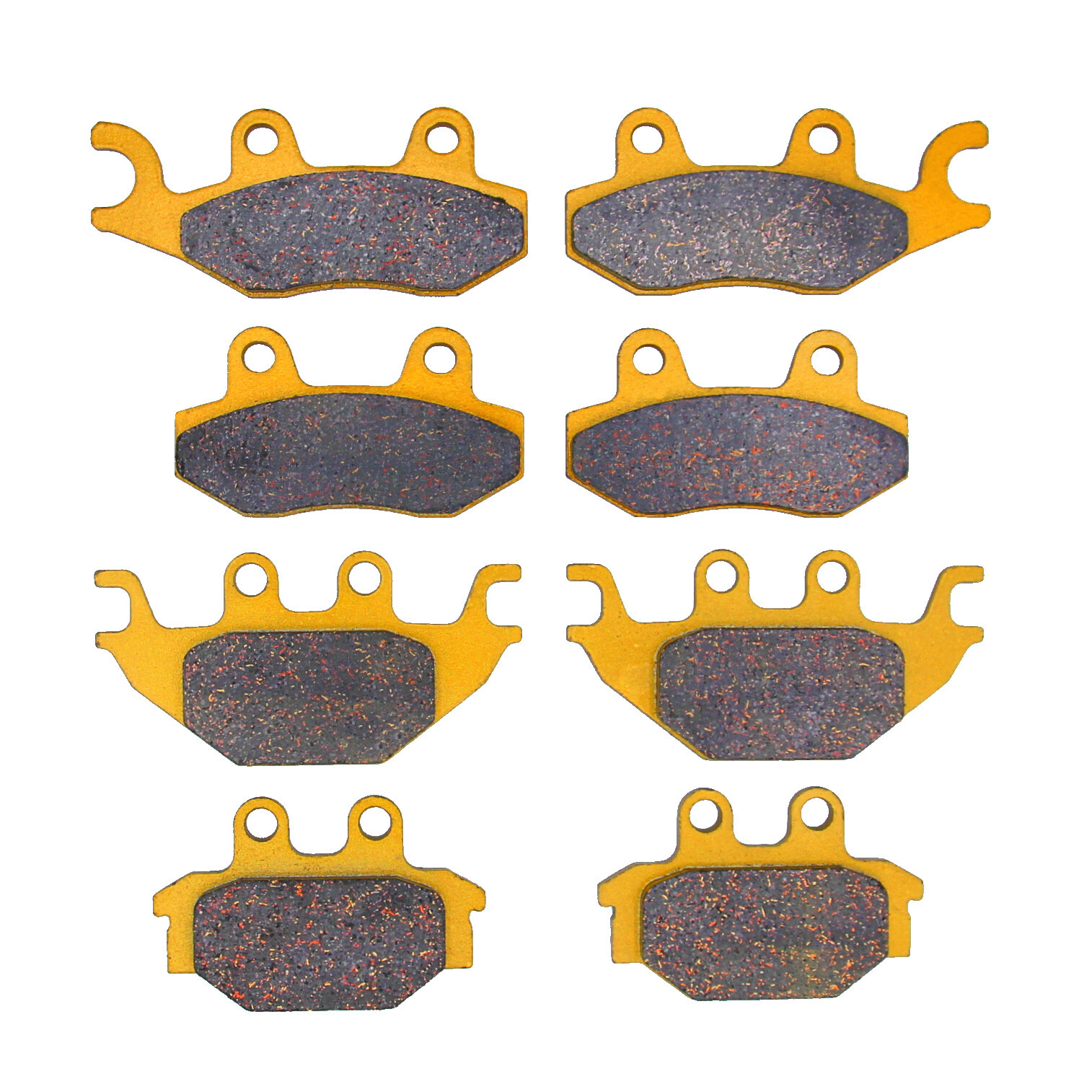 Kawasaki Mule Pro DX/DTX/FX/FXT/FXR 2015-2024 Ceramic Brake Pad Set Front & Rear