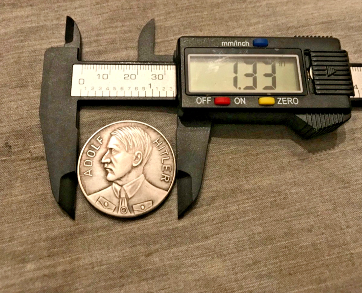 1933 Gross-deutsches German Leader WWII COMMEMORATIVE COIN