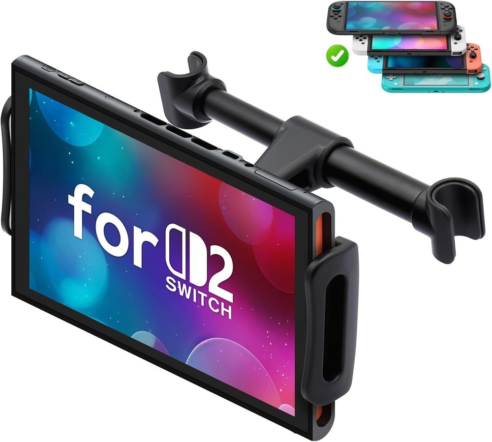 Car Headrest Mount Compatible with Switch 2 Model 2025/ Swith OLED/Switch, Ad...