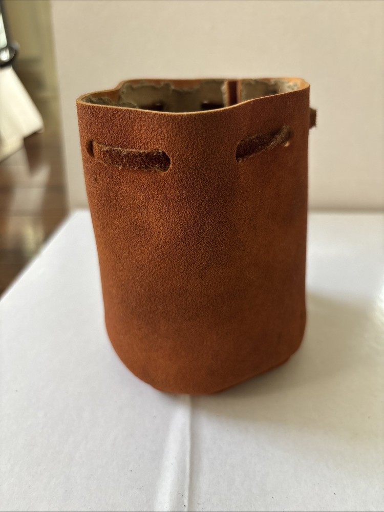 Kolpin BROWN LEATHER AMMO BAG POUCH ~ BLACK POWDER MUZZLELOADER ~