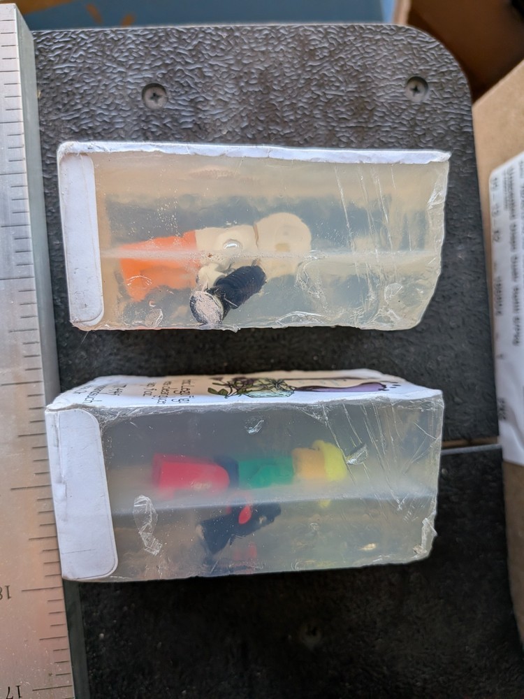 2× Lego Minifigures in Soap