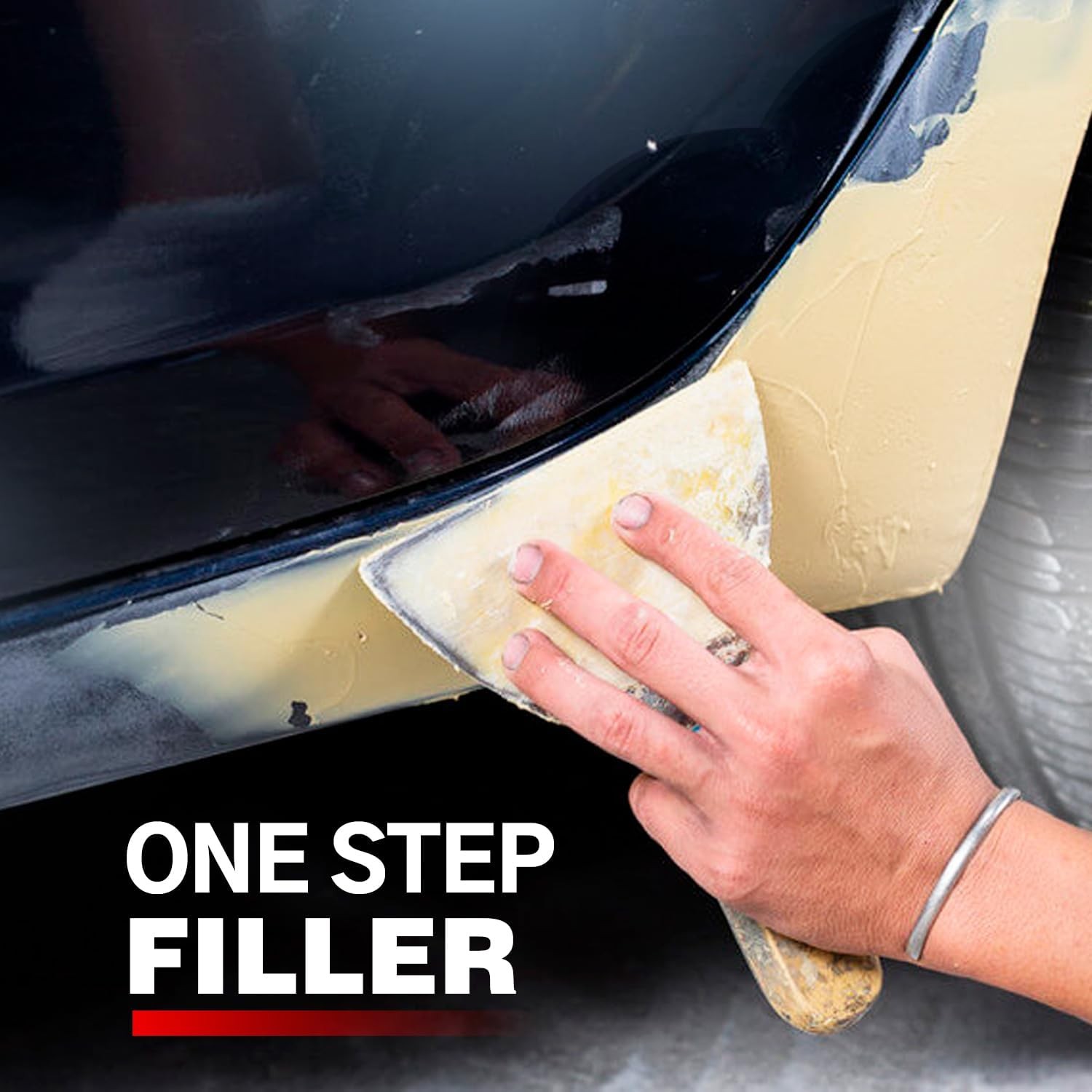 Maxifill Superior Lightweight Body Filler – Easy Sanding & Paintable for Car R
