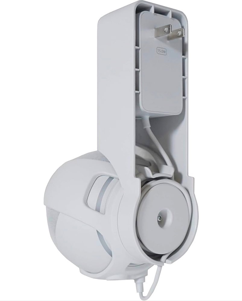 Outlet Hanger, White, for Echo Dot (4th generation)