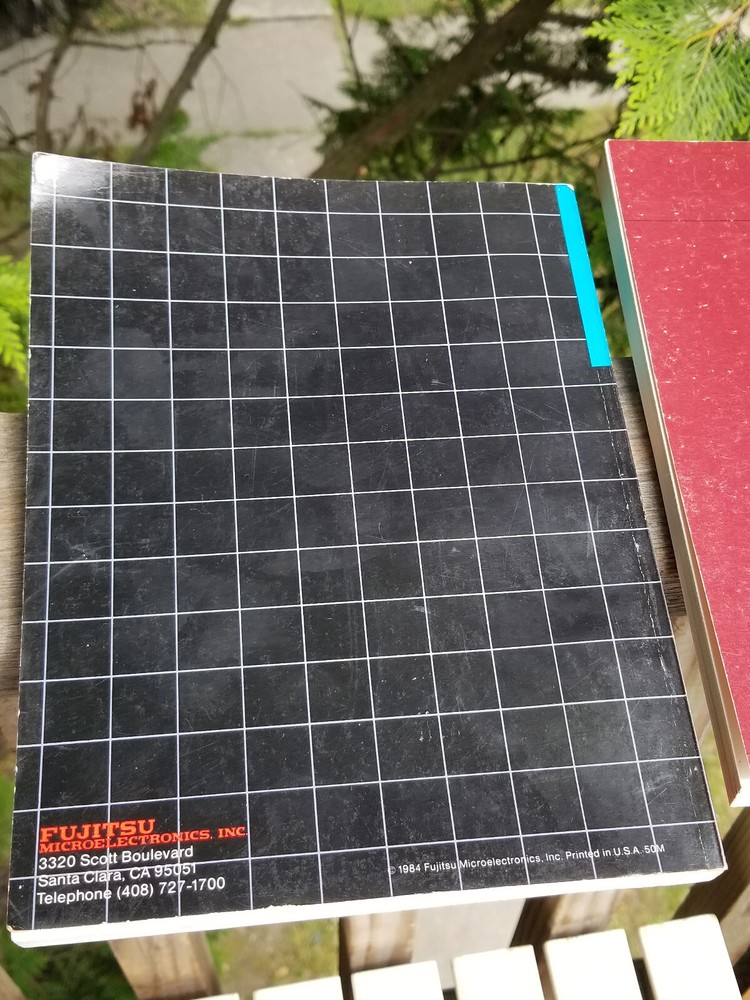 2 VINTAGE MICROELECTRONICS ELECTRONICS BOOKS MEMORY DATA 1983, 1984 FUJITSU