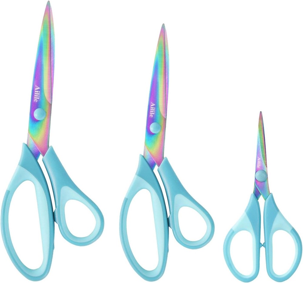 Craft Scissors, All pose  Titanium Blade Shears, fortable Grips