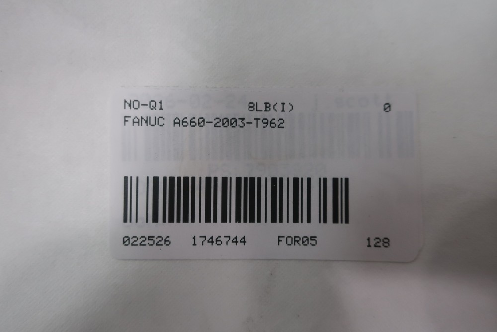 Fanuc A660-2003-T962 Power Cable