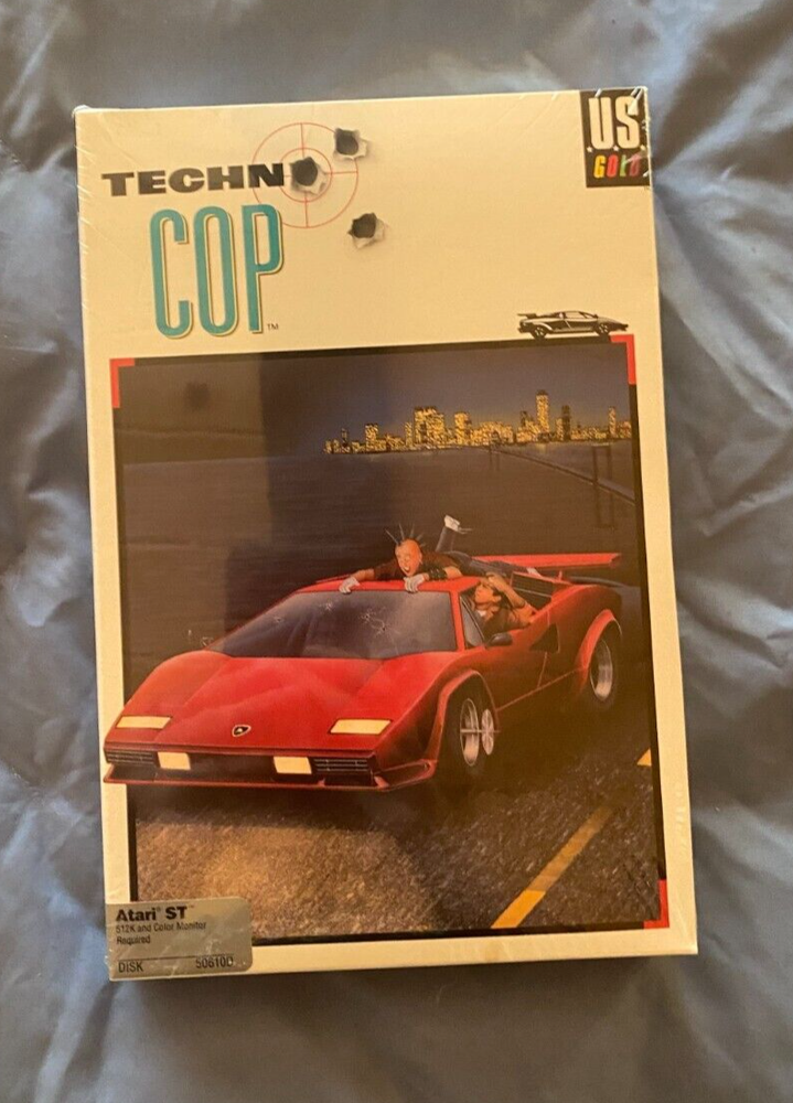 Techno Cop Atari 1040/520 ST NEW Disk By U.S. Gold
