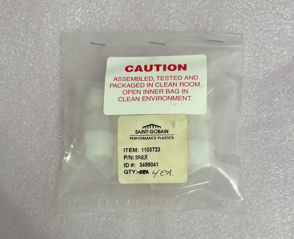 4ea SAINT-GOBAIN PFA Fitting IMP46UR Straight Union Reducer