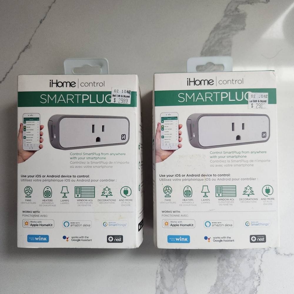 iHome Wi-Fi Control Smart Plug ISP6X Apple Homekit
