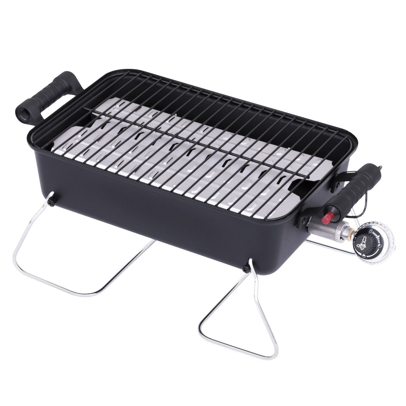 Char-Broil 11000 BTU 1-Burner Deluxe Portable Tabletop BBQ Propane Gas Grill