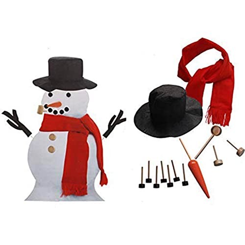 Orgrimmar Snowman Decorating Kit - Snowman Making Kits Tools - Winter Medium