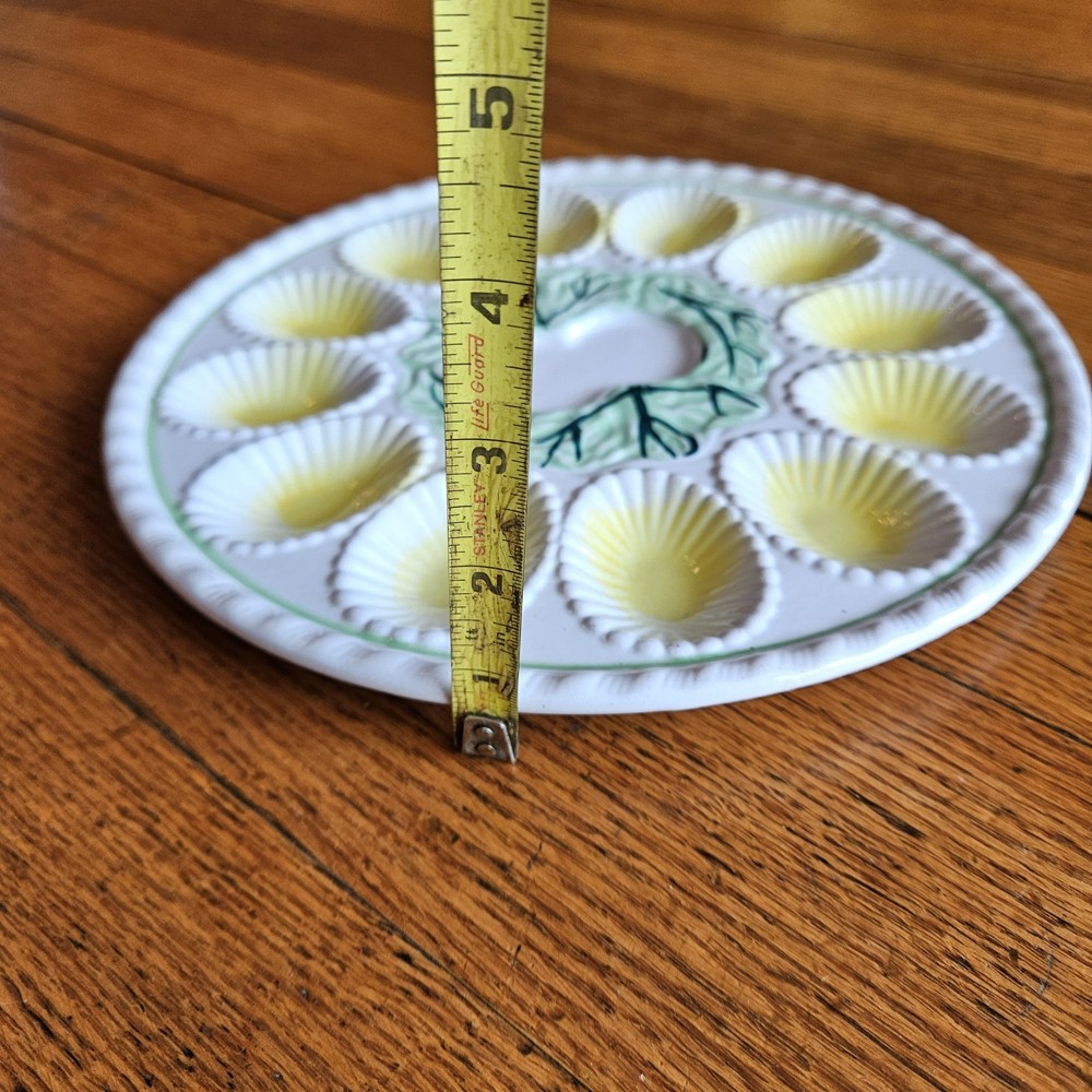 Norleans Deviled Egg Platter White Tray Serving Plate