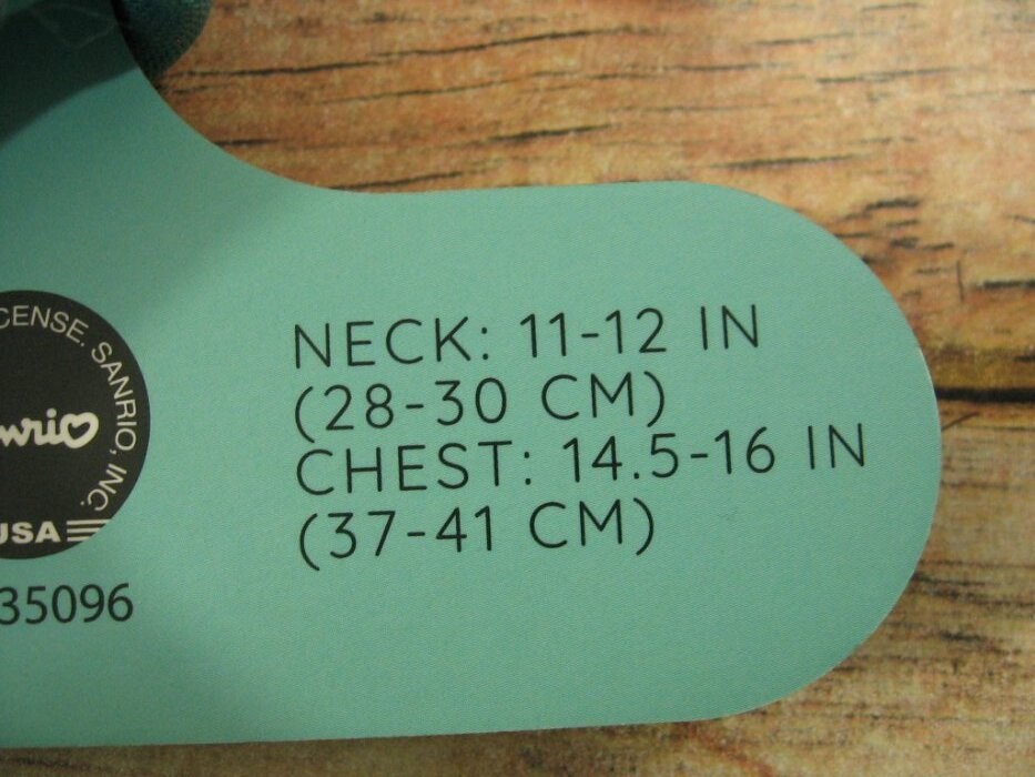 Sassy Meow Hello Kitty Adjustable Step In Cat Harness New NWT Small Teal