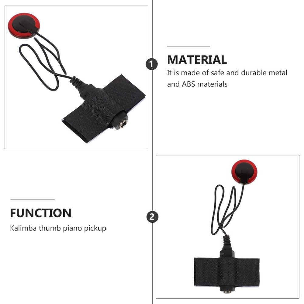 1 Set Universal Instrument Pickup Practical Thumb Piano Pickup Accessory