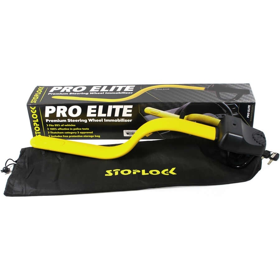 Stoplock Steering Wheel lock Pro Elite Car Van Security Premium Immobiliser.Mat✅