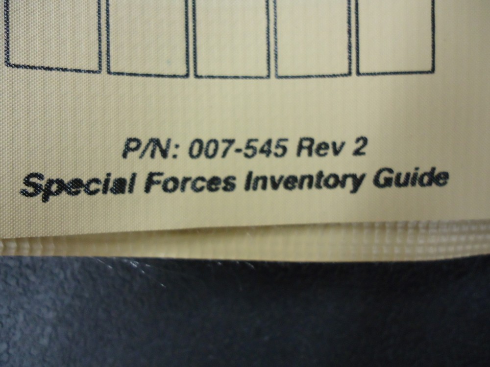 007-545 Protonex Inventory Guide - Special Forces NEW!
