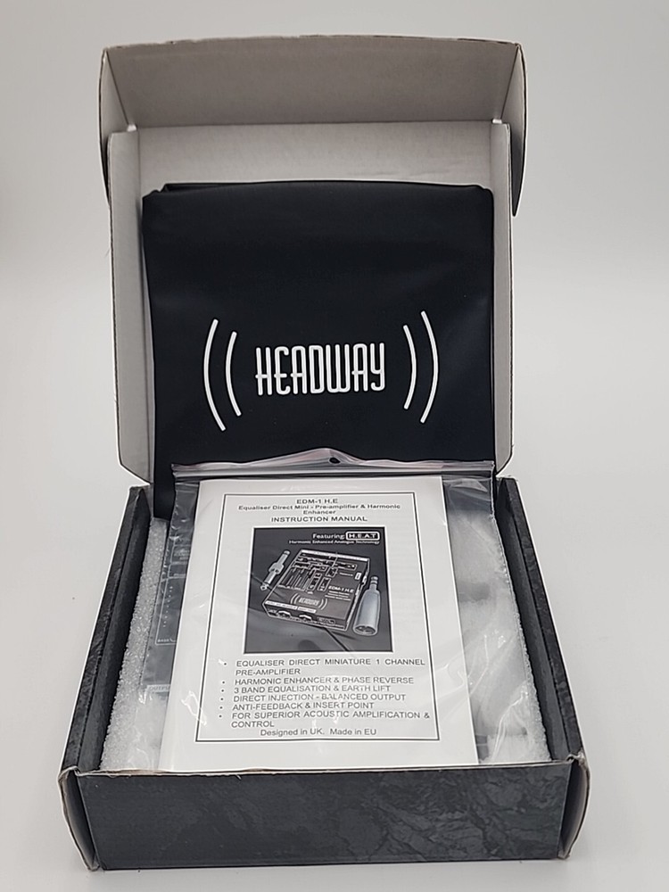 EDM–1 H.E Harmonic Enhancer Multi-function Mini Pre-Amplifer With 3 Band EQ New