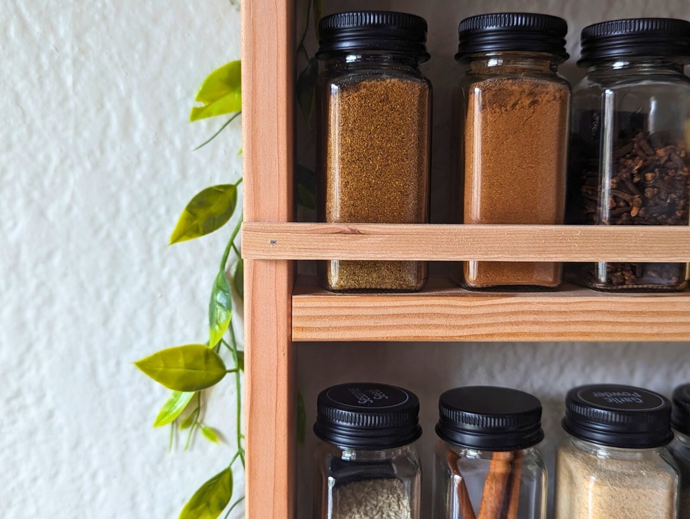 Large 5-Tier Spice Rack for Kitchen, Wall Mounted