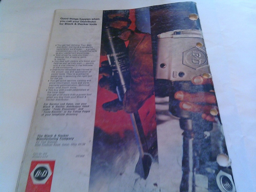 Black & Decker Production Air Tool Catalog