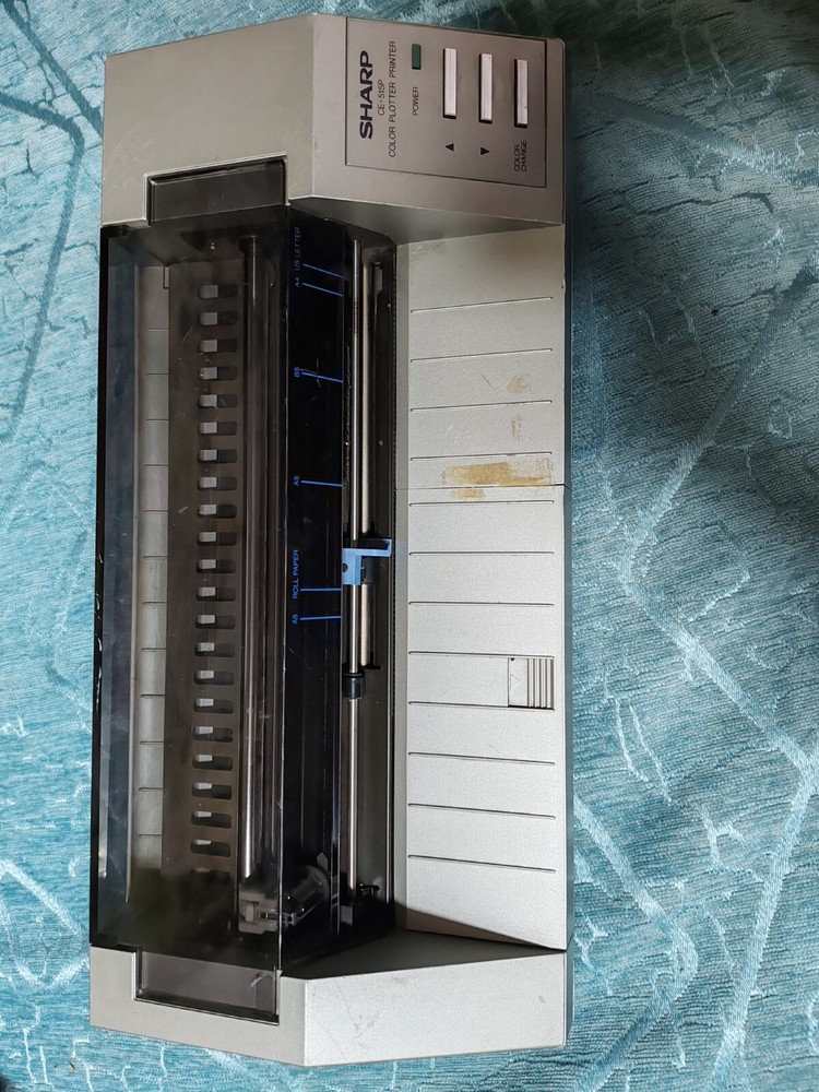 Vintage SHARP CE-515P plotter working with 4 pens Sold as part