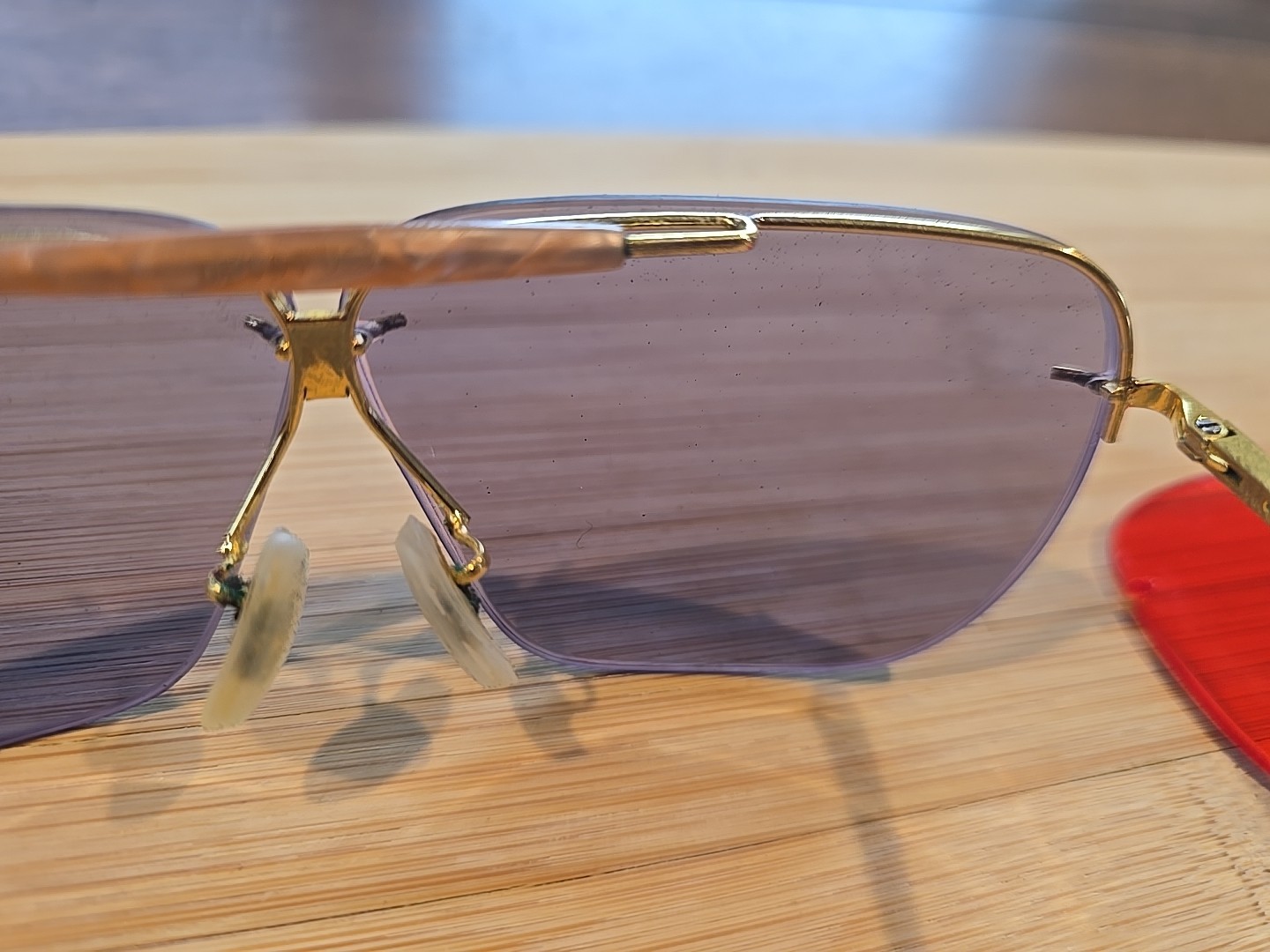 Vintage Decot Hy-Wyd Shooting Glasses 3 Lens Set & Case