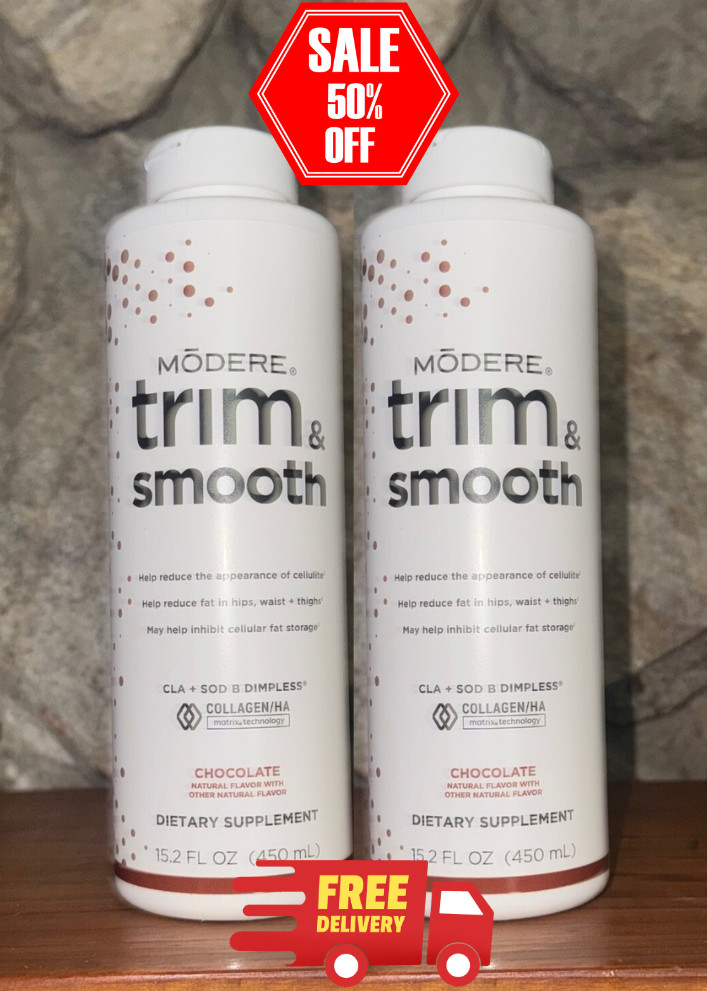 2 BOTTLES MODERE Trim and Smooth 15.2 FL Oz (450mL) - NEW SEALED - EXP 2027