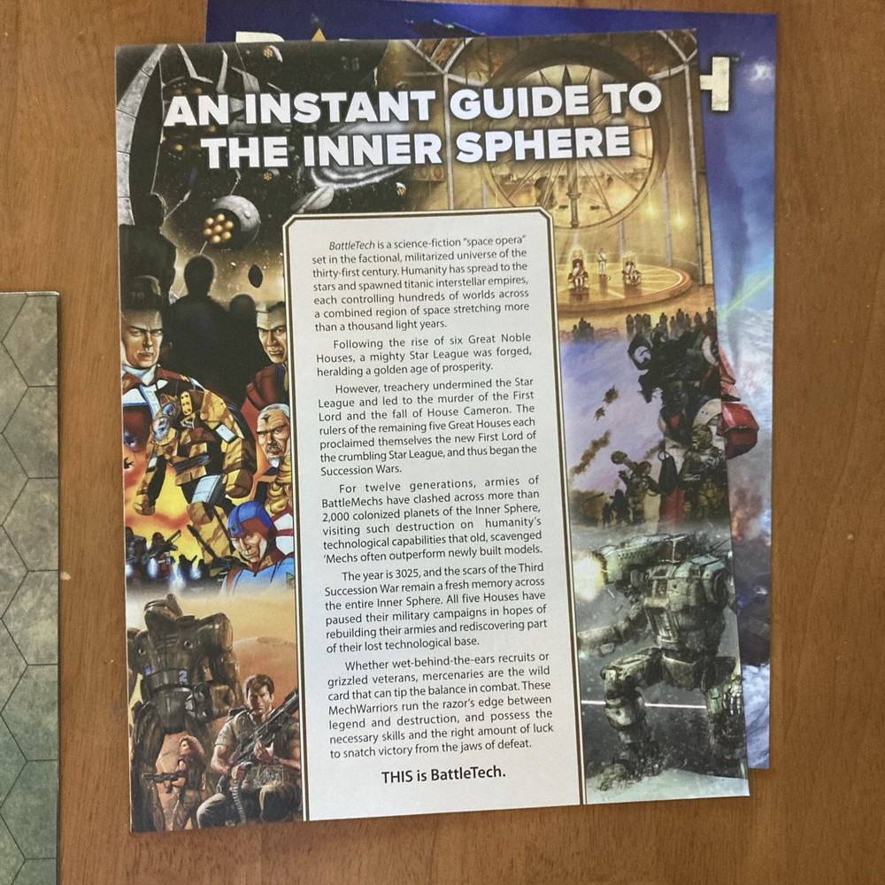 Battletech Beginner Box Catalyst Topps 2018 Comes With 2 Miniatures