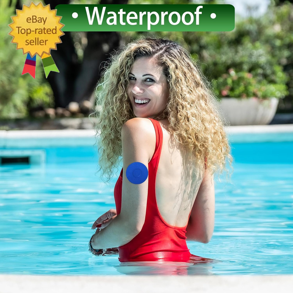 Waterproof Libre 3 Sensor Covers, 20Pack Freestyle Adhesive Patches for Libre 3