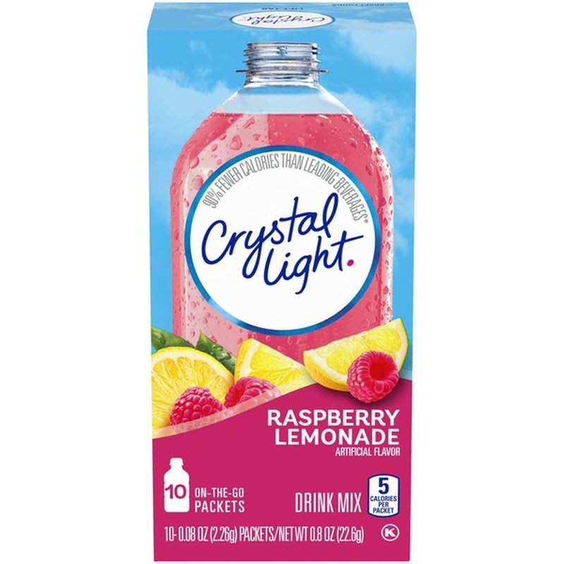 Sugar-Free Raspberry Lemonade Drink Mix Pack | Instant Refreshment 3 Count