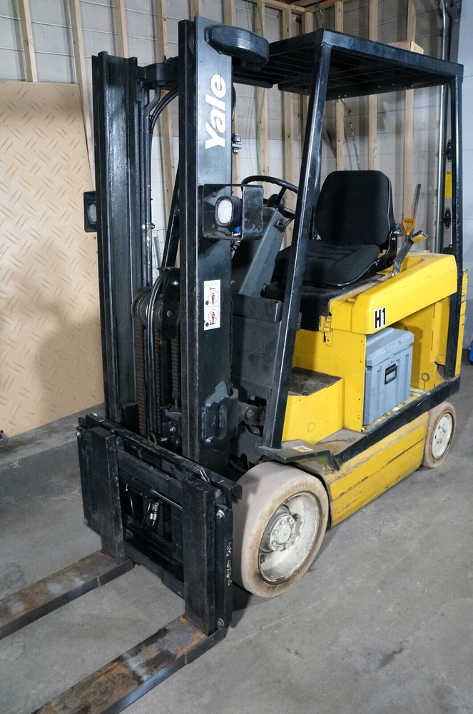 Yale ERC065 Electric Solid Non Marking Cushion Tire Forklift 36V Battery