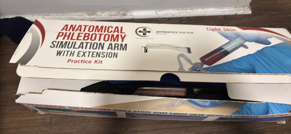 The Apprentice Doctor: Anatomical Phlebotomy Simulation Arm/ IV Practice Arm 