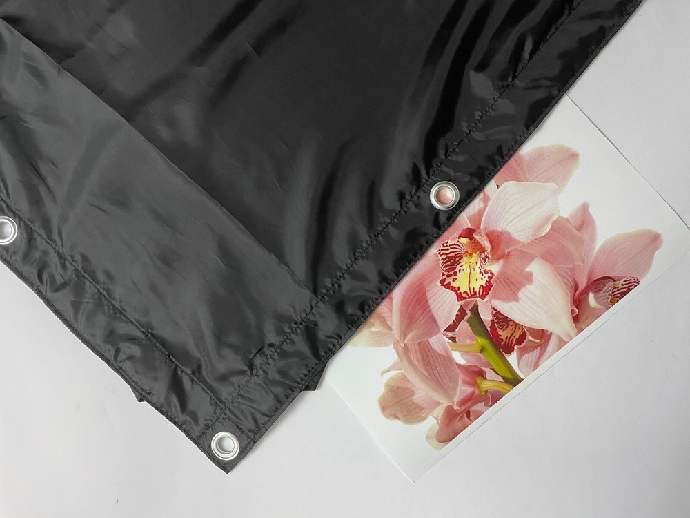 8'x8' 2.4x2.4m Black Silk Cloth Soften Diffuses Light/Overhead Butterfly
