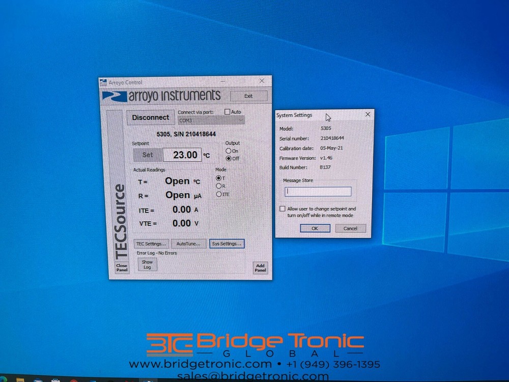 Arroyo 5305 TECSource Temperature Controller